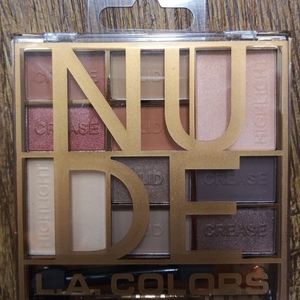 l.A colors "nude" eyeshadow palette